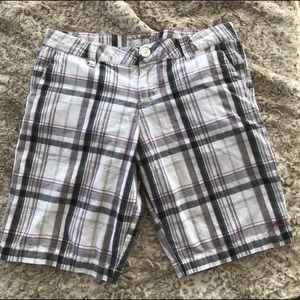 O’Neill plaid Bermuda shorts-9